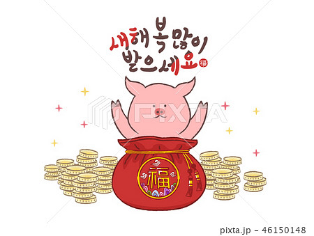 コイン 新年 豚 46150148