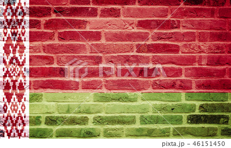 Illustration of amazing Belarus flag. 46151450