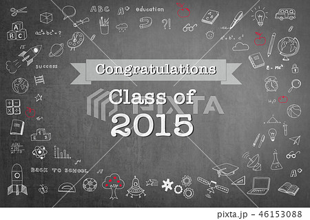 Graduation congratulations class of 2015 greeting  46153088