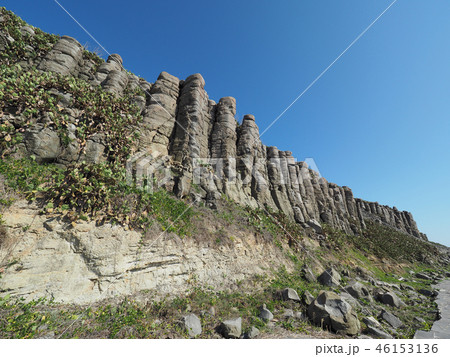 台湾澎湖・桶盤嶼の柱状玄武岩 / Columnar Basalt, Tongpan, Taiwan 46153136