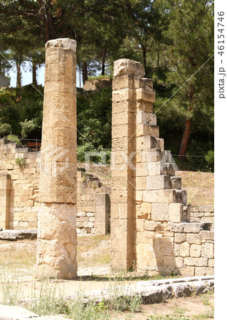 Ancient city of Kamiros on the island Rhodes Ancient city of Kamiros on the island Rhodes 46154746