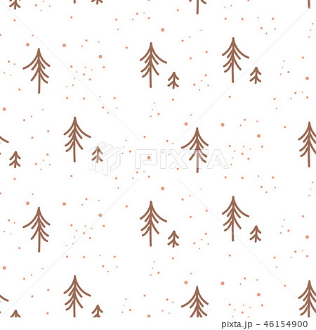 Winter forest simple white seamless texture for print. Winter forest simple white seamless texture for print. 46154900