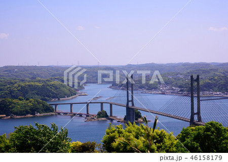 風の見える丘公園からの呼子大橋 風の見える丘公園からの呼子大橋 46158179
