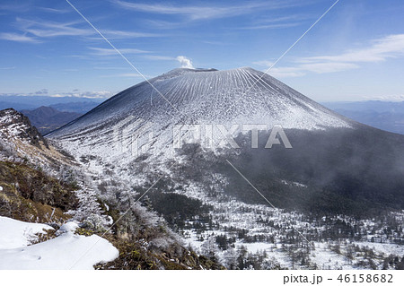 黒斑山から浅間山を眺める 黒斑山から浅間山を眺める 46158682