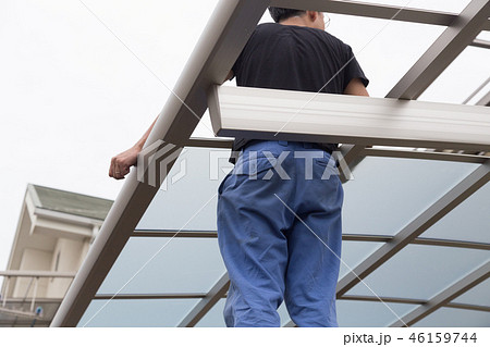 カーポートの取付け工事 カーポートの取付け工事 46159744