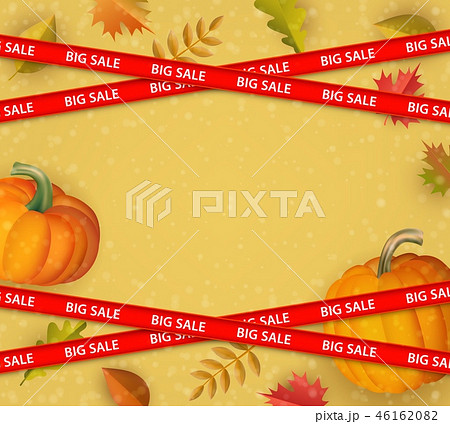 Flat abstract orange leaves pattern big sale Flat abstract orange leaves pattern big sale 46162082