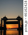 沼津港びゅうおの夕焼け 46162428