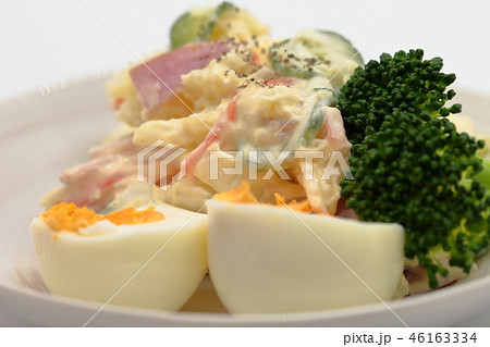 家庭的で素朴な自家製の「ポテトサラダ」 家庭的で素朴な自家製の「ポテトサラダ」 46163334