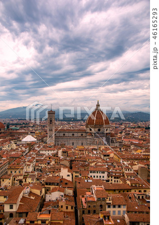 フィレンツェの街並み　ヴェッキオ宮殿から 46165293
