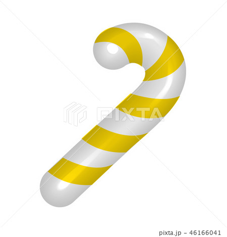 Christmas striped candy isolated on white Christmas striped candy isolated on white 46166041