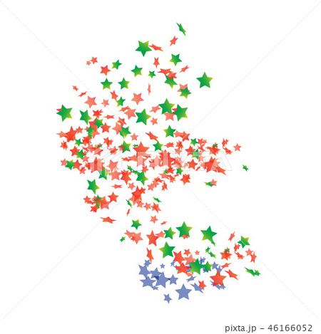 Multicolored confetti flying backdrop design. Multicolored confetti flying backdrop design. 46166052