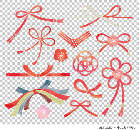 水彩の水引き 46167466