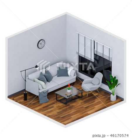 mock up interior living room, 3D render mock up interior living room, 3D render 46170574
