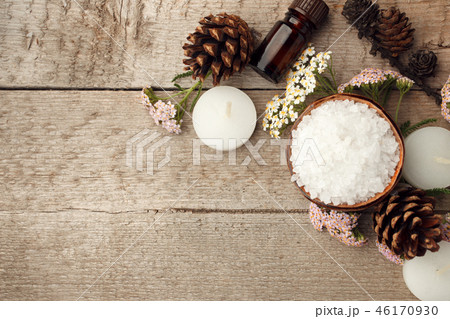 Relax and treatment therapy. Close up Relax and treatment therapy. Close up 46170930