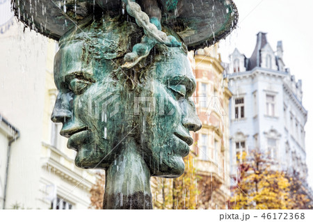 Allegorical sculpture and fountain, Karlovy Vary Allegorical sculpture and fountain, Karlovy Vary 46172368