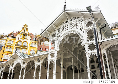 Typical architecture in Karlovy Vary, Czech Typical architecture in Karlovy Vary, Czech 46172369