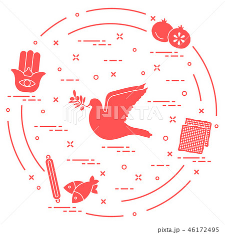 Jewish symbols 46172495