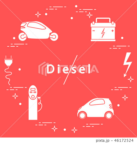 Ban on diesel engines Transport eco technologies. 46172524