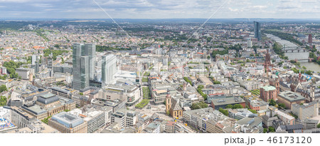 Frankfurt Germany aerial view 46173120