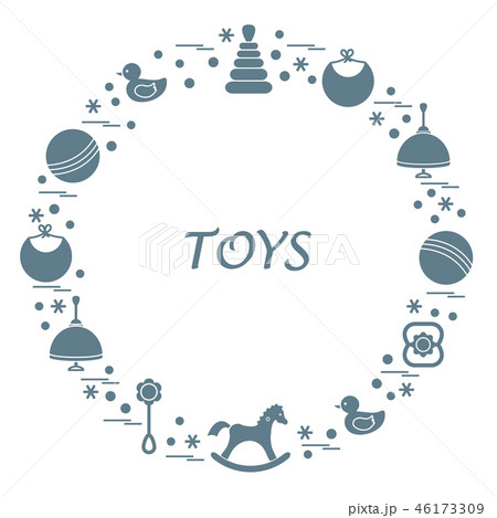 kids elements arranged in a circle kids elements arranged in a circle 46173309