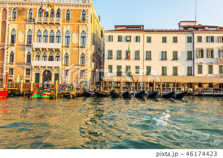 Ca' Giustinian Palace of Venice in the Grand Canal Ca' Giustinian Palace of Venice in the Grand Canal 46174423