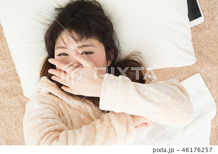 睡眠・女性 睡眠・女性 46176257