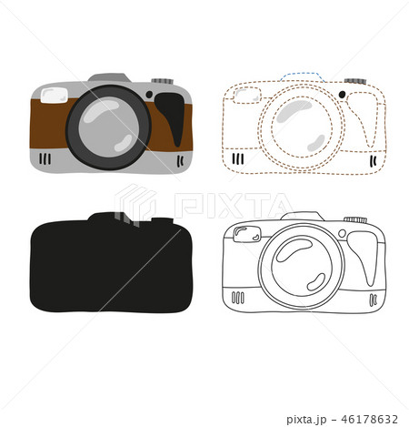 Camera worksheet vector design 46178632