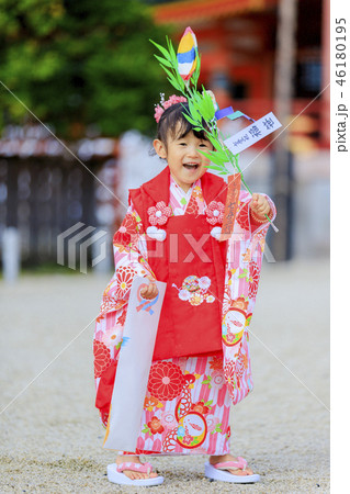 七五三の女の子 46180195