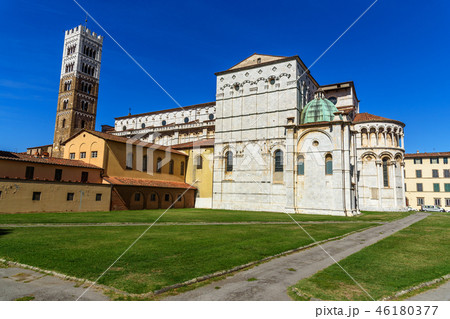 Lucca Cathedral of St. Martin. Lucca. Italy Lucca Cathedral of St. Martin. Lucca. Italy 46180377