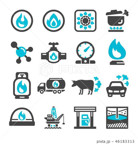 natural gas icon 46183313