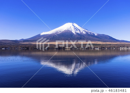 山中湖より富士山 46183481