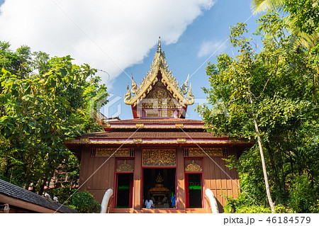 The Emerald Buddha temple at Chiang Rai, Thailand 46184579