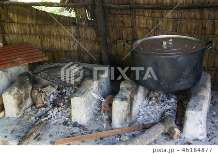 Traditional cambodian kitchen Traditional cambodian kitchen 46184877