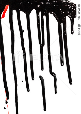 Black paint on a white background 46185846
