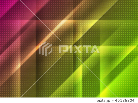 Abstract bright shiny geometric tech background 46186804