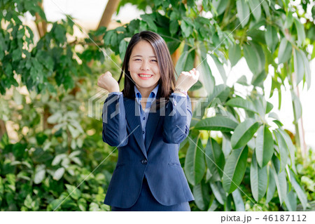 女性 受付 女性 受付 46187112