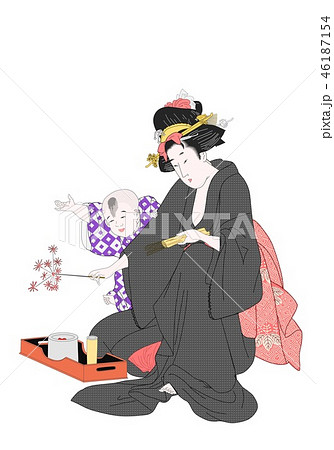 歌麿の線香花火 46187154