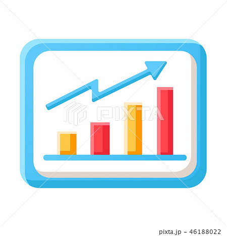 Marketing graph flat illustration Marketing graph flat illustration 46188022