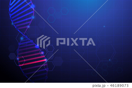 Abstract DNA structure background 46189073