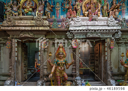 スリ・ヴィラマカリアマン寺院の屋内 スリ・ヴィラマカリアマン寺院の屋内 46189598