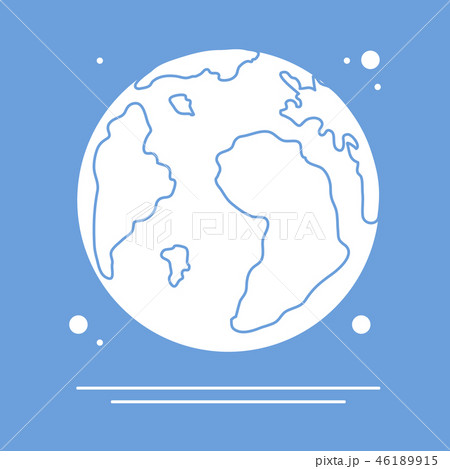 Planet Earth World vector icon. Earth Day. Planet Earth World vector icon. Earth Day. 46189915
