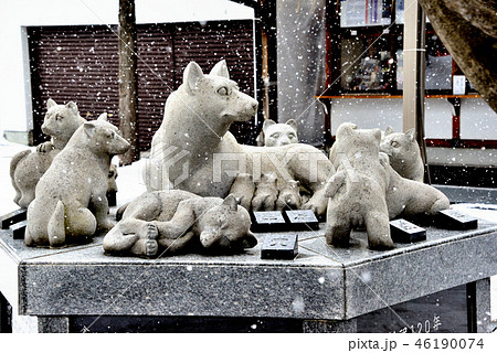 札幌市西野神社の戌の碑 札幌市西野神社の戌の碑 46190074