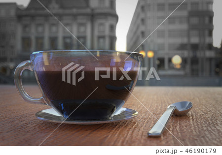 Coffee cup in coffee Coffee cup in coffee 46190179