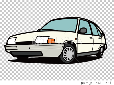 French sedan light yellow car illustration French sedan light yellow car illustration 46190381