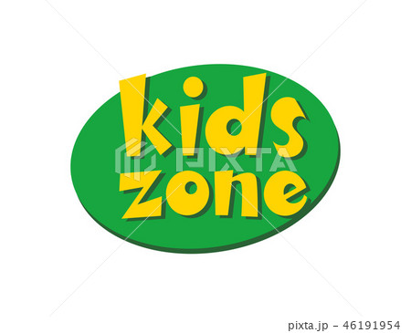 Kids Zone vector inscription Kids Zone vector inscription 46191954