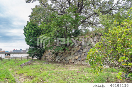 明石城の石垣風景 46192136