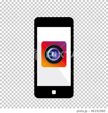 Illustration of camera app - Stock Illustration [46192980] - PIXTA