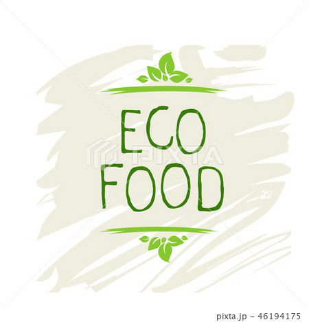 Eco food label and high quality product badges. Bio healthy organic, 100 bio and natural product Eco food label and high quality product badges. Bio healthy organic, 100 bio and natural product 46194175