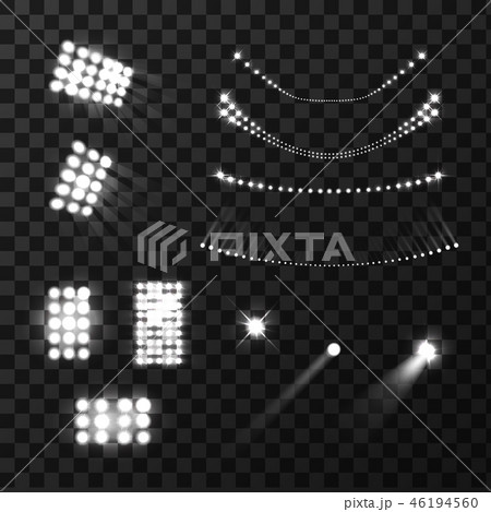 Stadium Lights Realistic Set 46194560