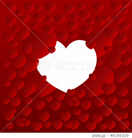 Sweet valentines card by hearts shape. Sweet valentines card by hearts shape. 46195320